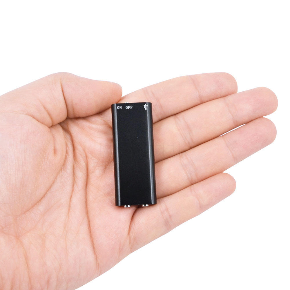 Smallest 8GB Professional Voice Recorder Digital Audio Mini Dictaphone + MP3 Player
