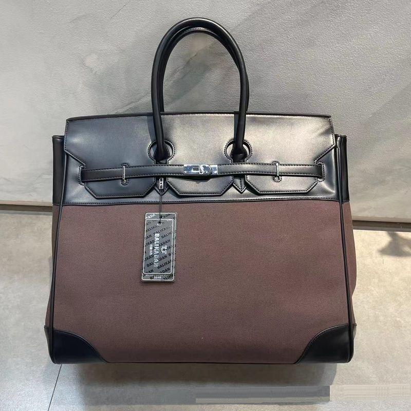 Large Capacity Platinum Bag New Trendy Men's And Women's Bag Large Handbag Travel Canvas Bag Travel Bag