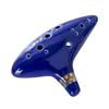 Портативный музыкальный инструмент Alto C Ocarina с 12 отверстиями и защитным чехлом
