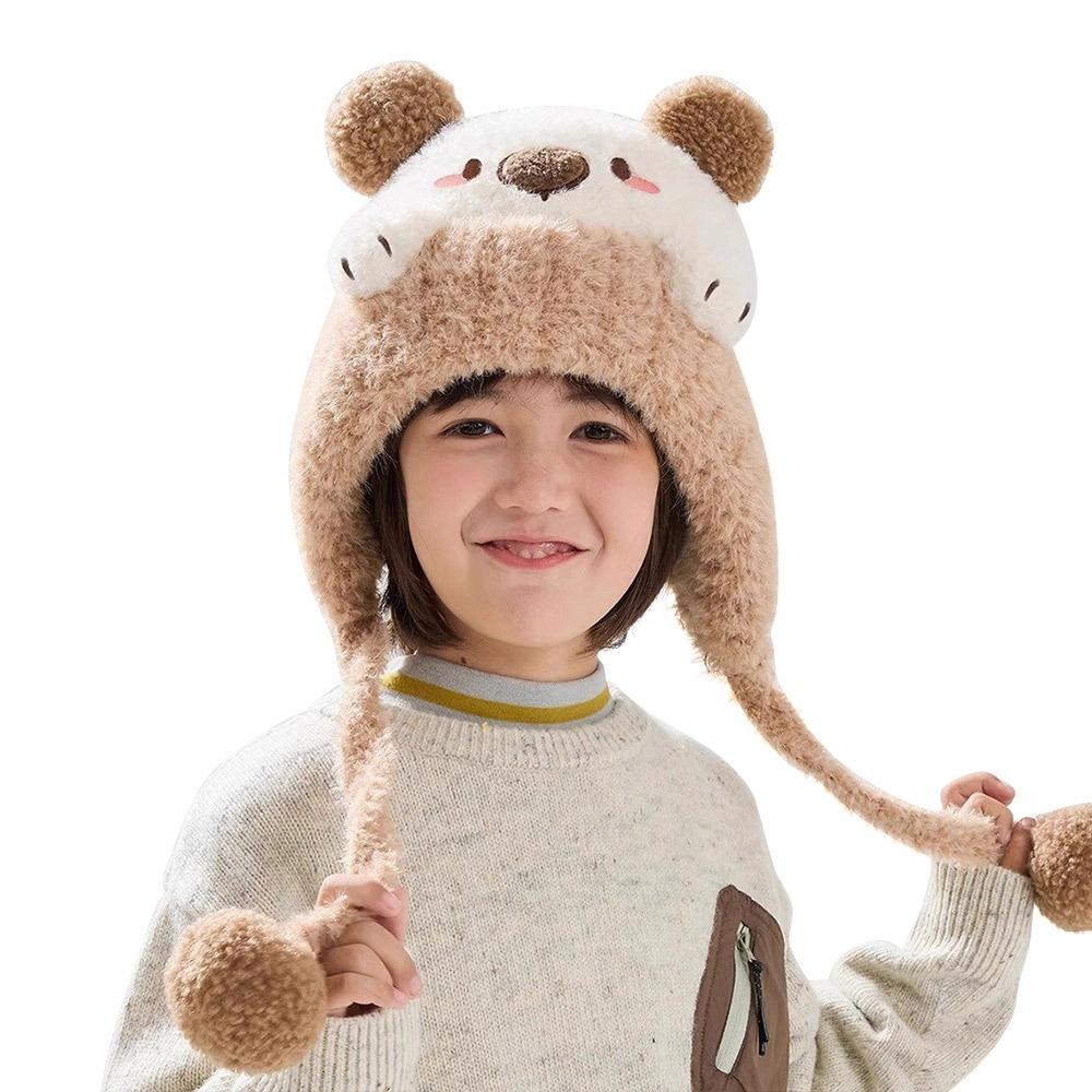 Thermal Kids Hat Cold Proof Warm Hat Fashion Ear Protection Hat Autumn Winter