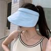 Empty Top Sunscreen Hat Women'S Sunshade Uv Protection Foldable Large Brim Outdoor Fashion Breathable Adjustable Sun Hat