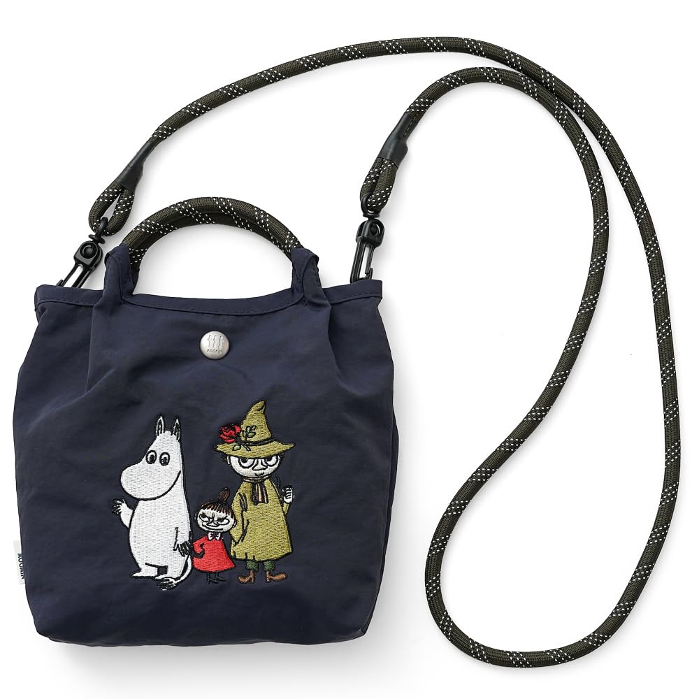 [Moomin] Pochette Mini Shoulder Bag for Women Rmpk-03 Navy (Group)