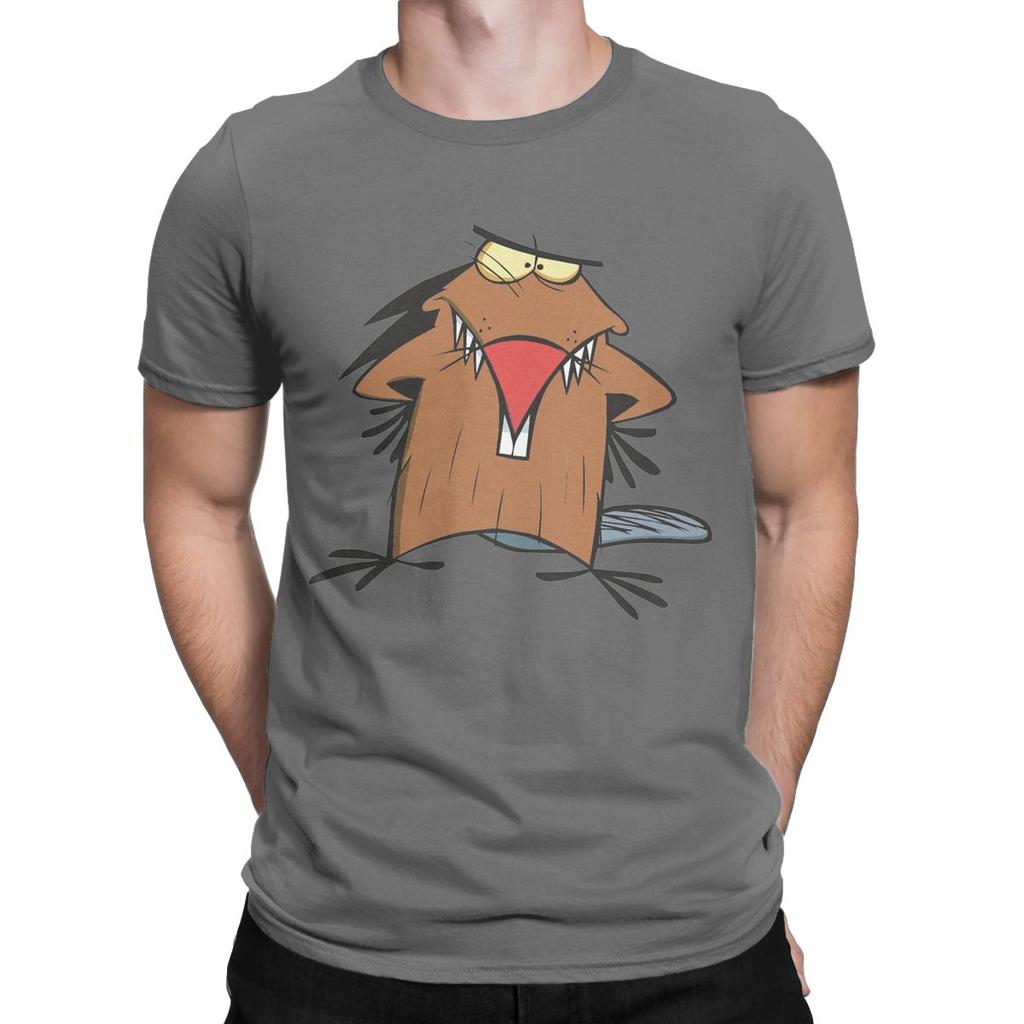 Винтажная футболка Angry Beavers для мужчин, с круглым вырезом, 100% хлопок, футболки с коротким рукавом, идея для подарка, топы