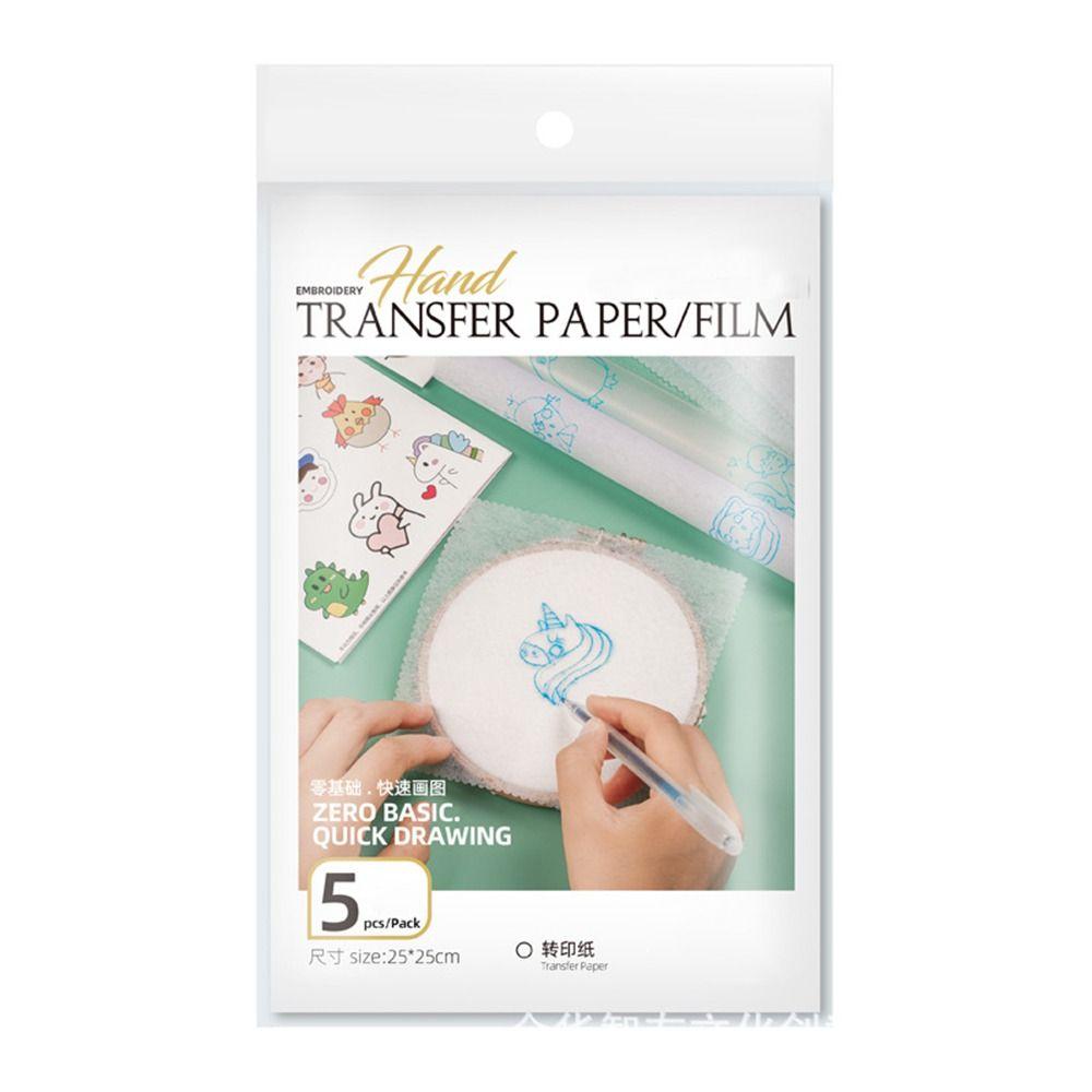 Hand Stitch Embroidery Transfer Paper DIY Copy Pattern Tracing Paper Embroidery Paper  Beginners