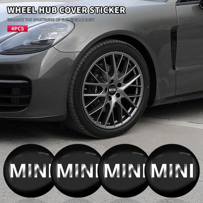 4 шт. 56 мм Колпачок ступицы колеса автомобиля Значок Логотип Наклейка Для Mini Cooper JCW Works F54 F55 F56 F57 F60 R50 R52 R53 R55 R56 R57
