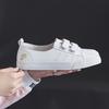Женские кожаные туфли Модные балетки Весна Лето Женские повседневные кроссовки Цветочные дышащие белые туфли Высококачественная обувь Women20