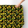Royal Samt Stoff Polyester Zum Nähen - Motiv Gelbe Tulpen