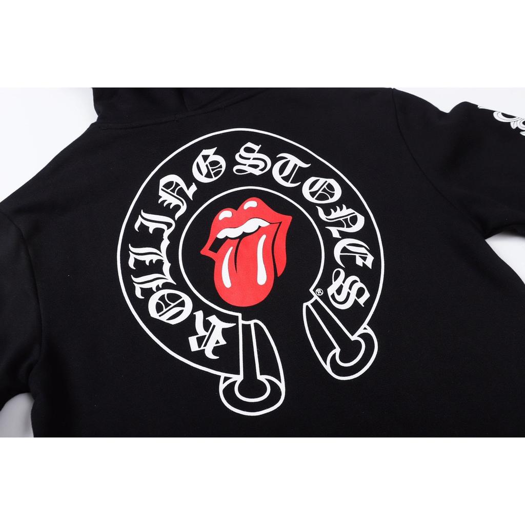 826 CHROME HEARTS Осень-Зима 2025 Новая Толстовка с Капюшоном на Молнии Классического Стиля с Логотипом Большого Размера, Подходит для Парной Носки