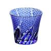 Kiriko Glass Tumbler Rocks Glass Cobalt Blue Dishwasher Safe Beer Cup [QD326]