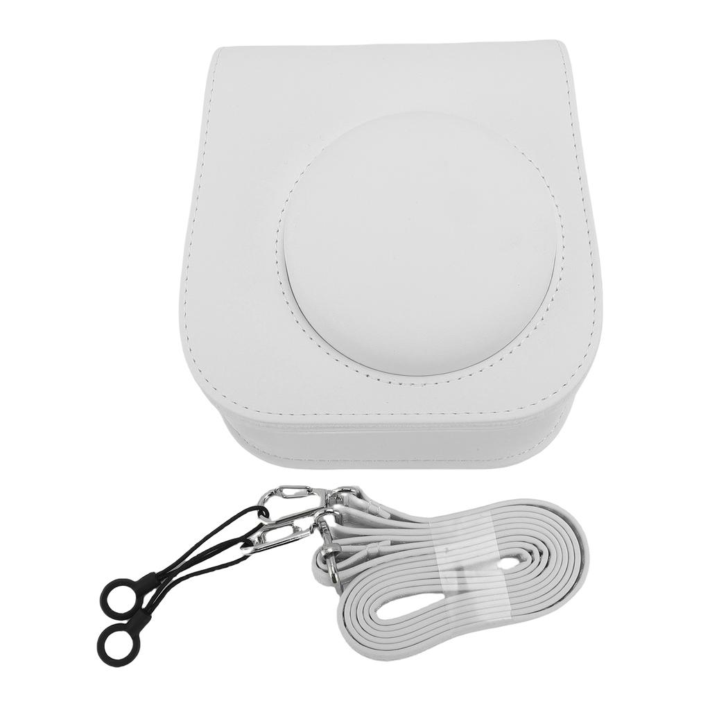 Camera Protective Case PU Leather Camera Case Accurate Opening Adjustable Shoulder Strap Comfortable Touch for Instant Cameras