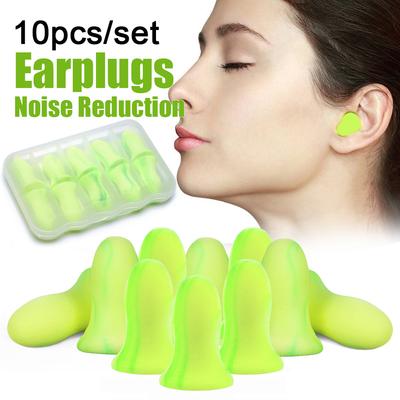 2/10 шт. беруши для сна, шумоподавление, звукоизоляция, беруши, звуконепроницаемые, для сна, против шума, помощь для сна, уход за ушами, многоразовые