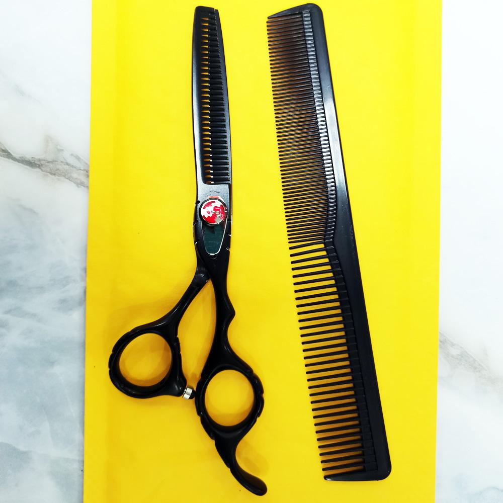 Набор парикмахерских ножниц, черный, красный, расширенный дизайн, регулировка поворота, острые парикмахерские ножницы