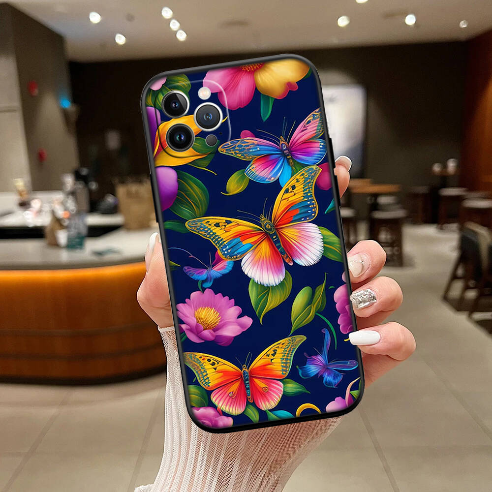 Colorful Butterfly Phone Case for Xiaomi Poco C40 C51 C50 C55 C65 C71 C75 C85 F8 F7 F6 F5 F3 F2 X7 X6 X4 X3 M7 M6 M5 M4 M3 M2 Pro