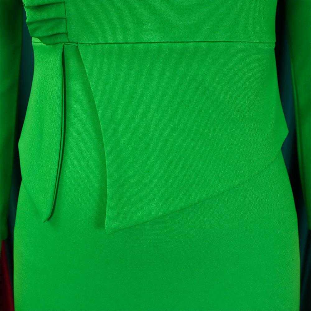 Women's Autumn and Winter Dress Temperament Elegant Office Plus Size Dresses