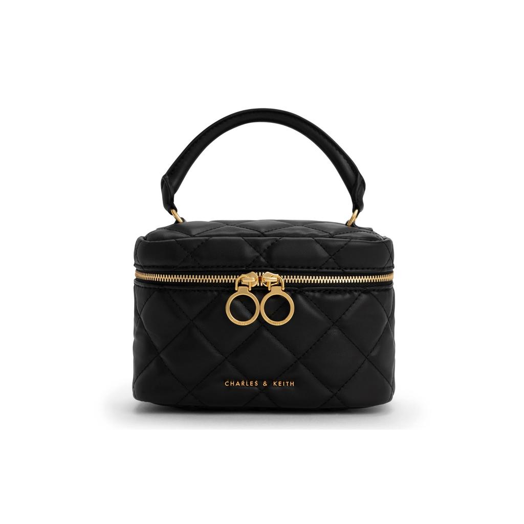 Charles & Keith Vintage Color Block Versatile Chain Fabric Crossbody Bag Women bags Multicolor CK2-80781893-2