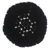 Универсальная химия Цветок Вязаный Черный Берет Берет