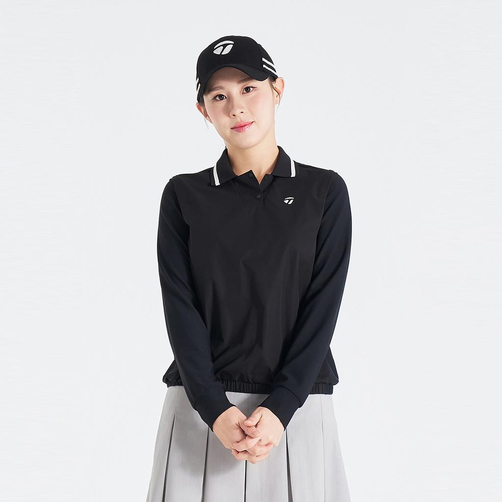 TAYLORMADE APPAREL 26Ss Women'S Woven Hybrid Collar T-Shirt T8031T65241-199