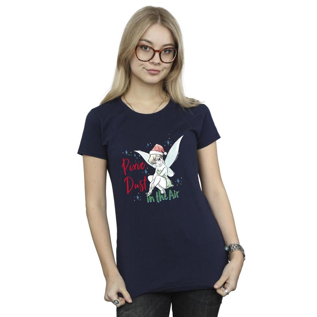 Disney Womens/Ladies Tinker Bell Pixie Dust Cotton T-Shirt