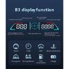 B3 Проекционный дисплей OBD2 GPS Цифровой HUD Автомобильный датчик Спидометр Тахометр Температура воды Расход топлива Напряжение Автомобильный электронный