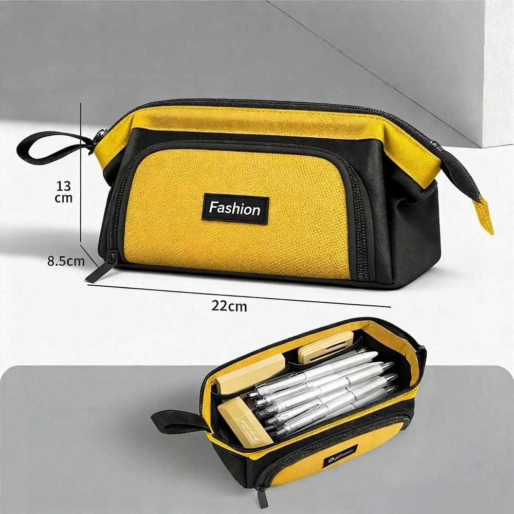 Oxford Cloth Pencil Case Waterproof Stationery Pouch New Pencil Bag Student Use