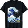 Kanagawa Oki Nami Ura Katsushika Hokusai Japanese pattern souvenir gift T-shirt