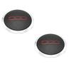 2PCS 133Mm Wheel Centre Hub Cap for 500 68078419AC 68078421AC Dust Cover 51884863 Silver+Red