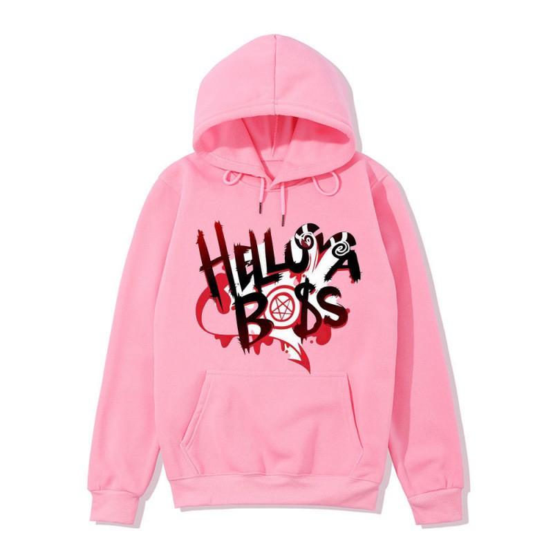 Unisex Oversized Hooded Sweatshirt With Punk Graphic Print Loose Fit Kangaroo Pocket Fall Casual Wear