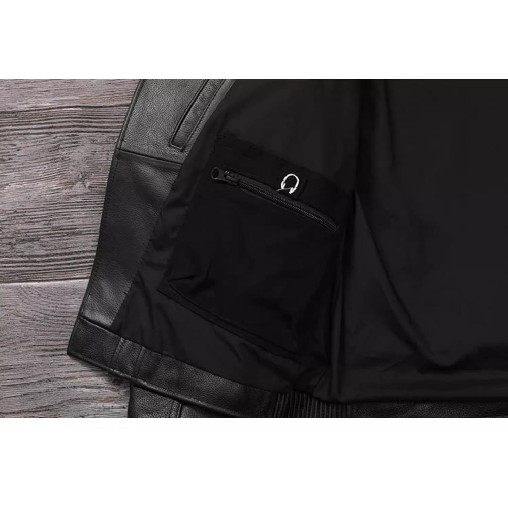 Китайский размер Тяжелая мотоциклетная куртка из натуральной коровьей кожи Верхний слой Повседневный винтажный ретро мото костюм кожаное пальто Зима