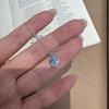 1 шт. Летняя Легкая Роскошь Мини Высококачественная Женская Цепочка на Ключицы Изысканное Аквамариновое Ожерелье Крутой Стиль Легкая Роскошь Версия
