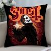 Rock Band Pillow Covers G-GhostS Band Cartoon Pillow Case Short Plush Sofa Decorative Gift Home Double-sided Printing Cushion