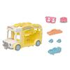 EPOCH Sylvanian Families Nursery School Vehicle Set: Let's Play! Everyone's Nursery School Bus (S-70) - ST Mark Certified, Ages 3+, Toy, Dollhouse