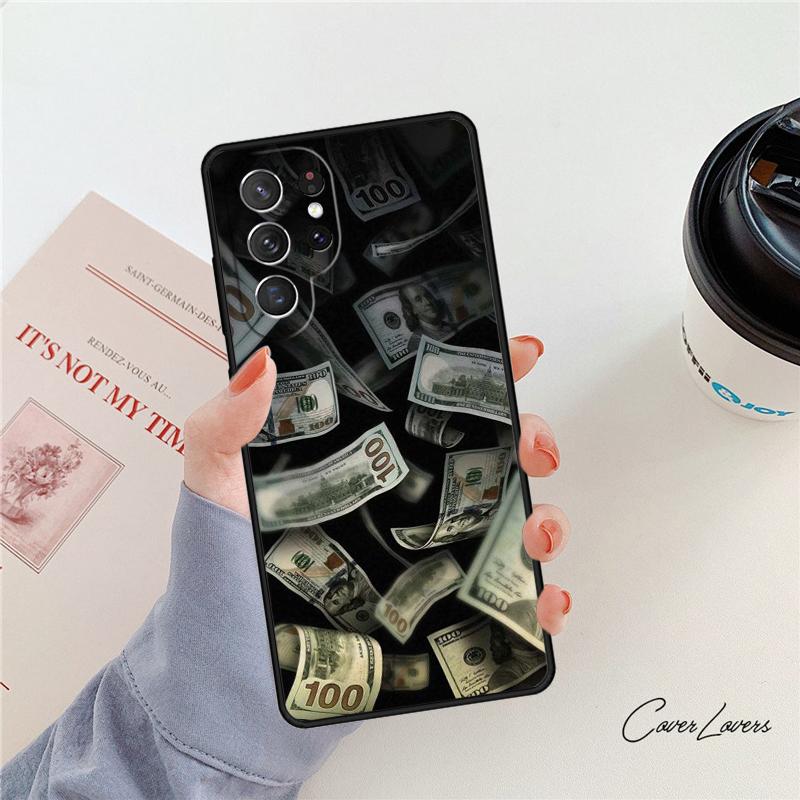 Доллары Деньги чехол для телефона Для Samsung Galaxy S24 S25 S23 S22 Ultra Note 10 20 Plus S20 S21 FE Cover