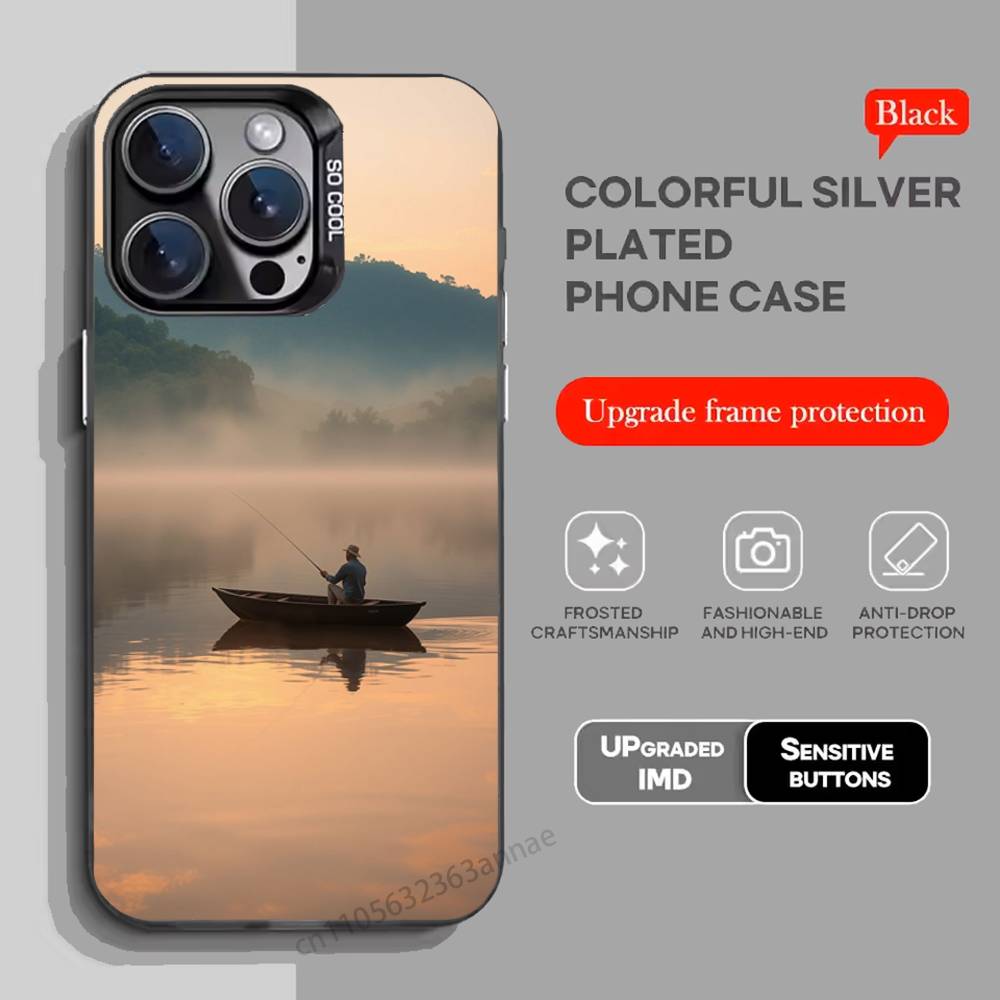 Чехол для телефона Рыбак Рыбалка для iPhone 15 16 Pro Max Air SE 11 13 Pro 14 Plus 12 11Pro 15Pro Max 16e
