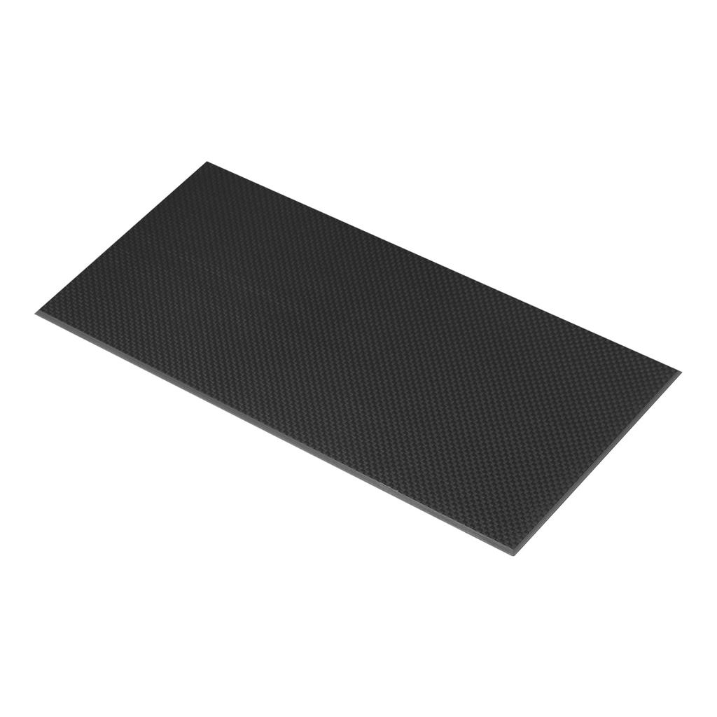 Uxcell 1pcs Carbon Fiber Sheet 250x100x6mm Glossy Surface Paltrusion Flat Carbon Fiber Board Weave Panel Sheet for Kite RC Airplane