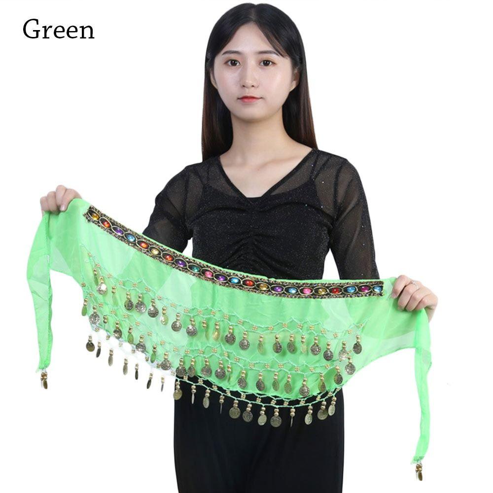 Women Tassels Show Costumes Belly Dance Belt Waist Chain Dancer Skirt Hip Scarf