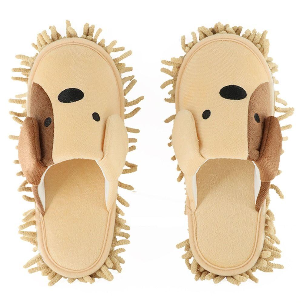 Мягкие тапочки для швабры, многоразовые тапочки для полировки пола, симпатичные тапочки для уборки пола, от пыли и грязи