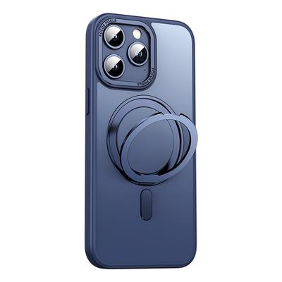 Для Apple 15ProMax Вращающийся Опорный Держатель Чехол для Телефона 15Plus Беспроводная Магнитная Присоска Держатель для IPhone14