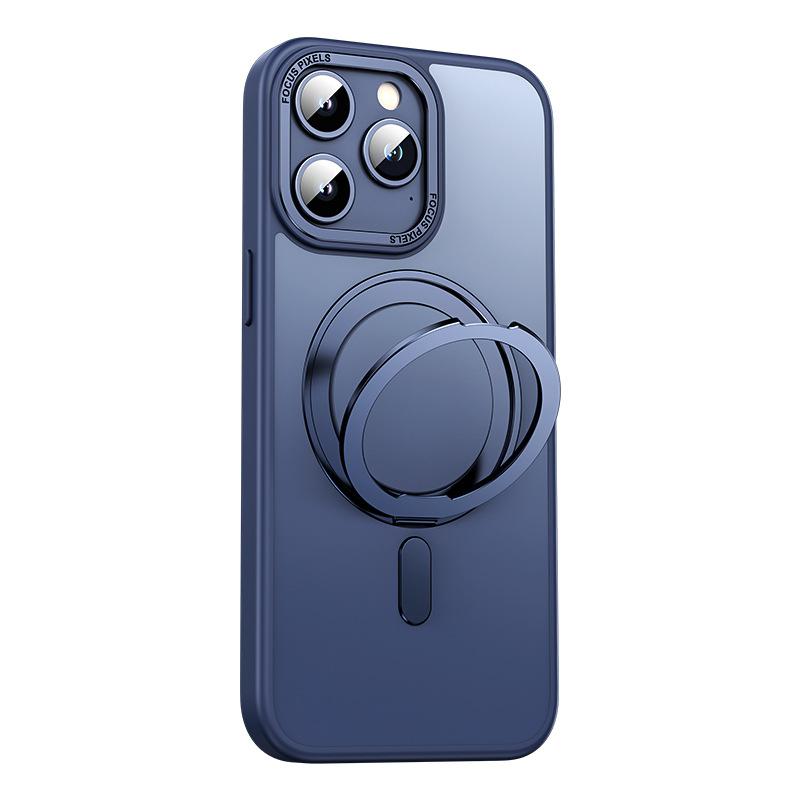 Для Apple 15ProMax Вращающийся Опорный Держатель Чехол для Телефона 15Plus Беспроводная Магнитная Присоска Держатель для IPhone14