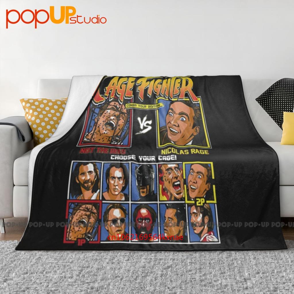 Cage Fighter Not The Bees Vs Nicolas Rage Choose Your Cage Ultra-Soft Blanket Quilt Winter Sofa Cover Bed Covers