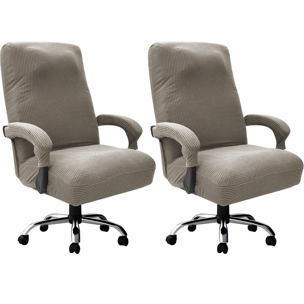 Office Chair Cover Computer Brushed Gaming Swivel Chair Elastic Chair Cover Chair Back Cover
