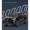 1/24 Toyota Crown KLUGER SUV Модель автомобиля из литого металла Игрушечные внедорожники Высокая имитация Звук и свет Коллекционные предметы Подарок детям