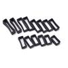 2pcs Exquisite Portable Watch Band Loop Strap Small Holder Locker Keeper Universal 14mm-26mm Rubber Silicone