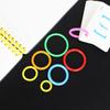 25Pcs Plastic Ring Binder Diy Albums Loose-Leaf Book Hoop Opening Binding Supply