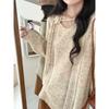 Early Autumn New Thin Three-dimensional Flower Knitted Sweater Top Loose Gentle Wind Sweater Pullover Woman