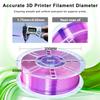 3D-принтер Двухцветная нить PLA 1 кг Шелковистая нить 1,75 мм Двухцветный материал для 3D-печати Двухцветная нить Сублимация Двухтонный