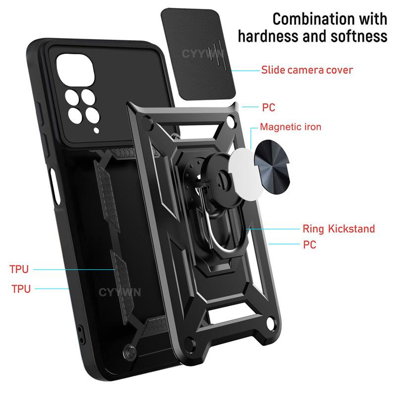 For Redmi Note 11 10 9 Pro 11s 10s 9S Case Shockproof Armor Case Camera Lens Protection Fundas For Redmi 10 10A 10C 9T 9A 9C NFC
