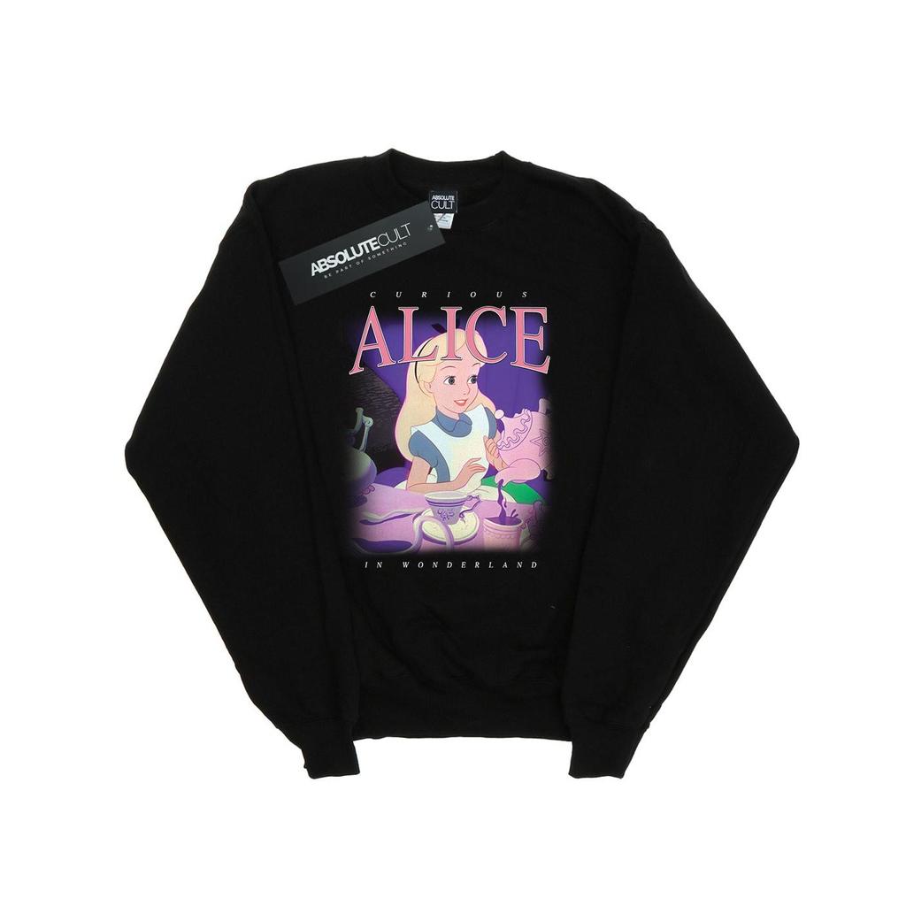 Disney Mens Alice In Wonderland Montage Sweatshirt