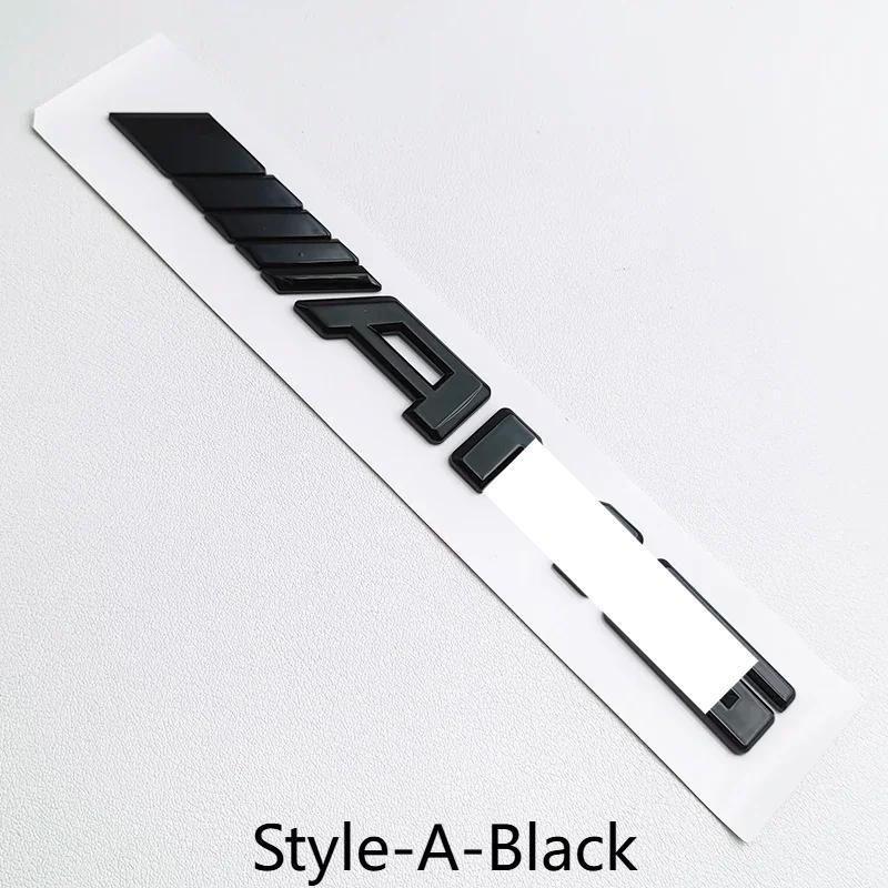 3D ABS Am/g Logo Emblem Letters Car Trunk Badge Sticker Accessories