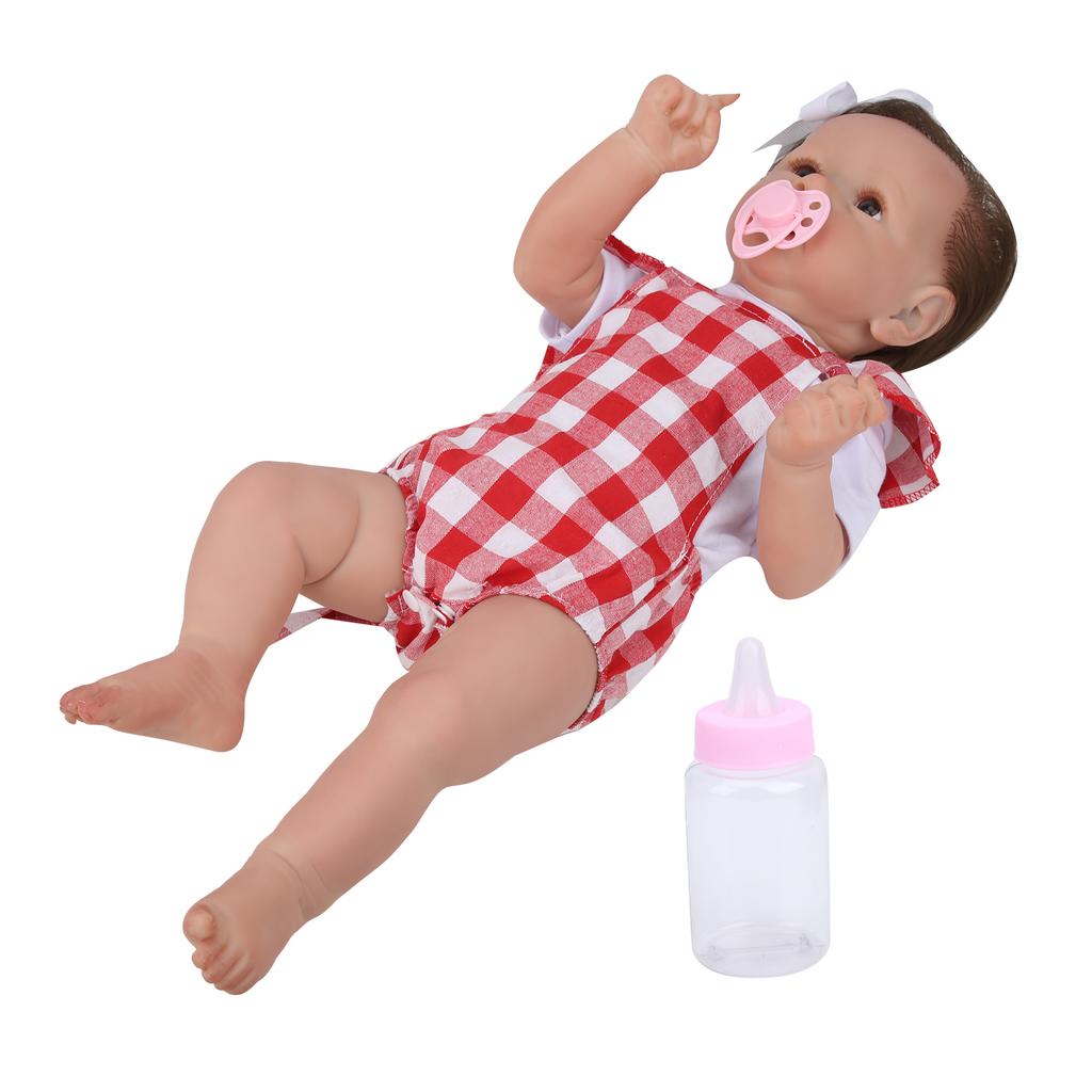 20.8 дюймов Кукла-реборн, имитация новорожденных, девочка, подарок для младенца с соской для кормления