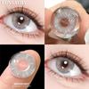 FUNSACHY 1 Pair Blue Contact Lenses for Eyes Natural Colored Contact Blue Eyes Lenses Korean Contacts Lenses Yearly Green Pupil